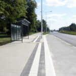 20.07.2015 Kielce. Nowy przystanek autobusowy przy ul. Jagiellońskiej  oddany do użytku / Stanisław Blinstrub / Radio Kielce