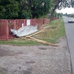 23.07.2015 Sarnówek Duży. Zniszczenia po trąbie powietrznej / Paweł Klepka / Radio Kielce