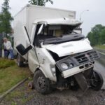 08.07.2015 Kielce. Zderzenie ciężarówek na ulicy Warszawskiej / Stanisław Blinstrub / Radio Kielce