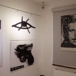 30.07.2015 Kielce. Muzeum Dialogu Kultur. Wystawa plakatów ostatnich stu lat w państwach Grupy Wyszehradzkiej / Stanisław Blinstrub / Radio Kielce