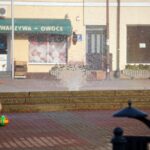 Łomża. Upał na Starym Rynku / Stanisław Blinstrub / Radio Kielce