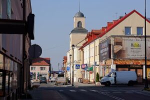 Łomża. Widok na Ratusz / Stanisław Blinstrub / Radio Kielce