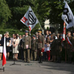 Uroczystości patriotyczne na Skwerze Szarych Szeregów (1 sierpnia 2015 r.) / Piotr Michalski / Radio Kielce