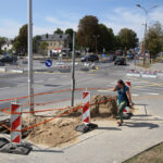 Przebudowa alei IX Wieków Kielc (27 sierpnia 2015 r.) / Piotr Michalski / Radio Kielce