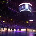 29.08.2015. Vive - PSG. Towarzyski mecz piłki ręcznej w Krakowie. Efektowna oprawa przed spotkaniem / Kamil Król / Radio Kielce