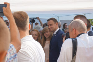 Prezydent Andrzej Duda z wizytą Zochcinie (10 sierpnia 2015 r.) / Teresa Czajkowska / Radio Kielce