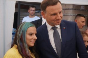 Prezydent Andrzej Duda z wizytą Zochcinie (10 sierpnia 2015 r.) / Teresa Czajkowska / Radio Kielce