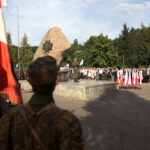 Uroczystości patriotyczne na Skwerze Szarych Szeregów (1 sierpnia 2015 r.) / Piotr Michalski / Radio Kielce