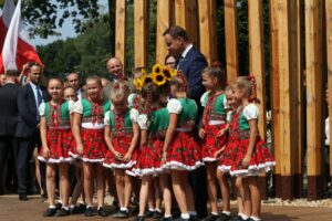 Andrzej Duda w Jędrzejowie. Spotkanie z mieszkańcami / Stanisław Blinstrub / Radio Kielce