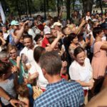 Andrzej Duda w Jędrzejowie. Spotkanie z mieszkańcami / Stanisław Blinstrub / Radio Kielce