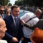 Andrzej Duda w Jędrzejowie. Spotkanie z mieszkańcami / Stanisław Blinstrub / Radio Kielce