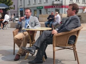 13.08.2015. Debata w sprawie JOW-ów / Robert Szumielewicz / Radio Kielce