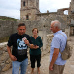 25.8.2015 Ujazd. Zamek Krzyżtopór na szlaku Green Velo w województwie świętokrzyskim. / Krzysztof Żołądek / Radio Kielce