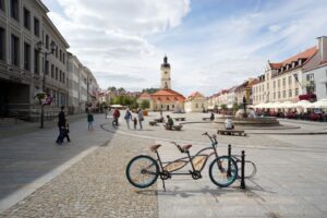 6.8.2015 Białystok. W czwartek udaliśmy się na kolejną wycieczkę rowerową, trasa biegła ścieżką Green Velo z Białegostoku do Supraśla i z powrotem. / Stanisław Blinstrub / Radio Kielce