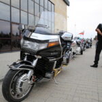 21.08.2015. Początek 9. Świętokrzyskiego Zlotu Motocykli SHL i Pojazdów Zabytkowych / Kamil Król / Radio Kielce