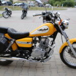 21.08.2015. Początek 9. Świętokrzyskiego Zlotu Motocykli SHL i Pojazdów Zabytkowych / Kamil Król / Radio Kielce