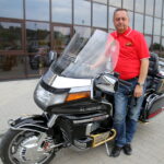 21.08.2015. Początek 9. Świętokrzyskiego Zlotu Motocykli SHL i Pojazdów Zabytkowych / Kamil Król / Radio Kielce