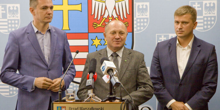 17. 08.2015. Minister Marek Sawicki w Urzędzie Marszałkowskim Województwa Świętokrzyskiego / Urząd Marszałkowski