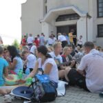 08.08.2015. Pątnicy kieleckiej pielgrzymki blisko stolicy województwa świętokrzyskiego / Robert Felczak / Radio Kielce