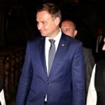 10.08.2015. Prezydent RP Andrzej Duda zwiedza opactwo Cystersów w Jędrzejowie / Stanisław Blinstrub / Radio Kielce