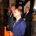 10.08.2015. Prezydent RP Andrzej Duda zwiedza opactwo Cystersów w Jędrzejowie / Stanisław Blinstrub / Radio Kielce