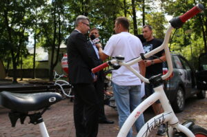 28.08.2015. Green Velo w Parku Miejskim w Kielcach / Kamil Król / Radio Kielce