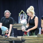 28.08.2015. Próba do bajki dla dzieci pt. "O Rybaku i Złotej Rybce" w Teatrze Lalki i Aktora Kubuś / Kamil Król / Radio Kielce