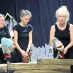 28.08.2015. Próba do bajki dla dzieci pt. "O Rybaku i Złotej Rybce" w Teatrze Lalki i Aktora Kubuś / Kamil Król / Radio Kielce