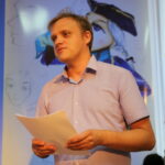 28.08.2015. Konferencja w Teatrze Lalki i Aktora Kubuś. Dyrektor instytucji Robert Drobniuch / Kamil Król / Radio Kielce