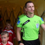 03.08.2015. 3. kolejka T-Mobile Ekstraklasy Korona Kielce - Ruch Chorzów. Sędzia główny meczu Bartosz Frankowski / Kamil Król / Radio Kielce