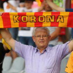 03.08.2015. 3. kolejka T-Mobile Ekstraklasy Korona Kielce - Ruch Chorzów. Kibice Korony / Kamil Król / Radio Kielce