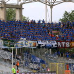 03.08.2015. 3. kolejka T-Mobile Ekstraklasy Korona Kielce - Ruch Chorzów. Kibice gości / Kamil Król / Radio Kielce