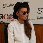 08.08.2015. Edyta Górniak wzięła udział w audycji "Made in Kielce" / Kamil Król / Radio Kielce