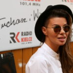 08.08.2015. Edyta Górniak wzięła udział w audycji "Made in Kielce" / Kamil Król / Radio Kielce