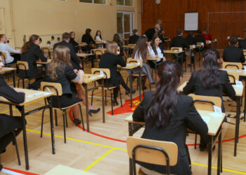 Matura 2014. I LO imienia Stefana Żeromskiego w Kielcach / Kamil Król / Radio Kielce