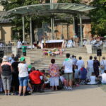 08.08.2015. Pielgrzymi zmierzający na Jasną Górę dotarli do Kielc / Kamil Król / Radio Kielce