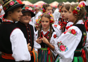 51. festiwal miłośników kultury ludowej Europeada w Kielcach - oficjalnie otwarty. / Wojciech Habdas / Radio Kielce