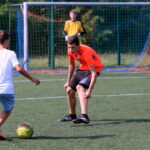 12.08.2015. Wakacje z Futbolem 2015. Półfinał Red and Yellow - FC Bilcza / Kamil Król / Radio Kielce