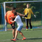 12.08.2015. Wakacje z Futbolem 2015. Półfinał Red and Yellow - FC Bilcza / Kamil Król / Radio Kielce