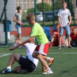 12.08.2015. Wakacje z Futbolem 2015. Półfinał Red and Yellow - FC Bilcza / Kamil Król / Radio Kielce