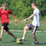 12.08.2015. Wakacje z Futbolem 2015. Półfinał Red and Yellow - FC Bilcza / Kamil Król / Radio Kielce