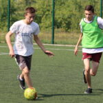 12.08.2015. Wakacje z Futbolem 2015. Półfinał Red and Yellow - FC Bilcza / Kamil Król / Radio Kielce