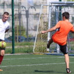 12.08.2015. Wakacje z Futbolem 2015. Półfinał Red and Yellow - FC Bilcza / Kamil Król / Radio Kielce