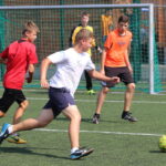 12.08.2015. Wakacje z Futbolem 2015. Półfinał Red and Yellow - FC Bilcza / Kamil Król / Radio Kielce