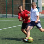 12.08.2015. Wakacje z Futbolem 2015. Półfinał Red and Yellow - FC Bilcza / Kamil Król / Radio Kielce