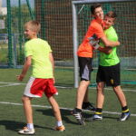 12.08.2015. Wakacje z Futbolem 2015. Półfinał Red and Yellow - FC Bilcza / Kamil Król / Radio Kielce