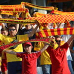 14.08.2015. 5. kolejka T-Mobile Ekstraklasy Korona Kielce - Cracovia Kraków. Kibice Korony wierzyli przed pojedynkiem w sukces swojej drużyny / Kamil Król / Radio Kielce