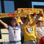 14.08.2015. 5. kolejka T-Mobile Ekstraklasy Korona Kielce - Cracovia Kraków. Kibice Korony wierzyli przed pojedynkiem w sukces swojej drużyny / Kamil Król / Radio Kielce