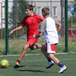 19.08.2015. Wakacje z Futbolem 2015.  Orlik 27 Kielce I - Red and Yellow I (finał gimnazjalistów) / Kamil Król / Radio Kielce