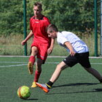 19.08.2015. Wakacje z Futbolem 2015.  Orlik 27 Kielce I - Red and Yellow I (finał gimnazjalistów) / Kamil Król / Radio Kielce